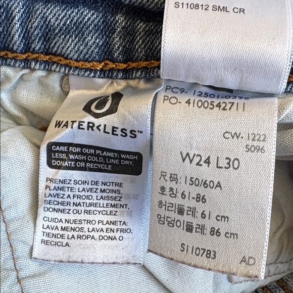 Levi's Light Blue Straight Leg Jeans - Picture 7 of 7